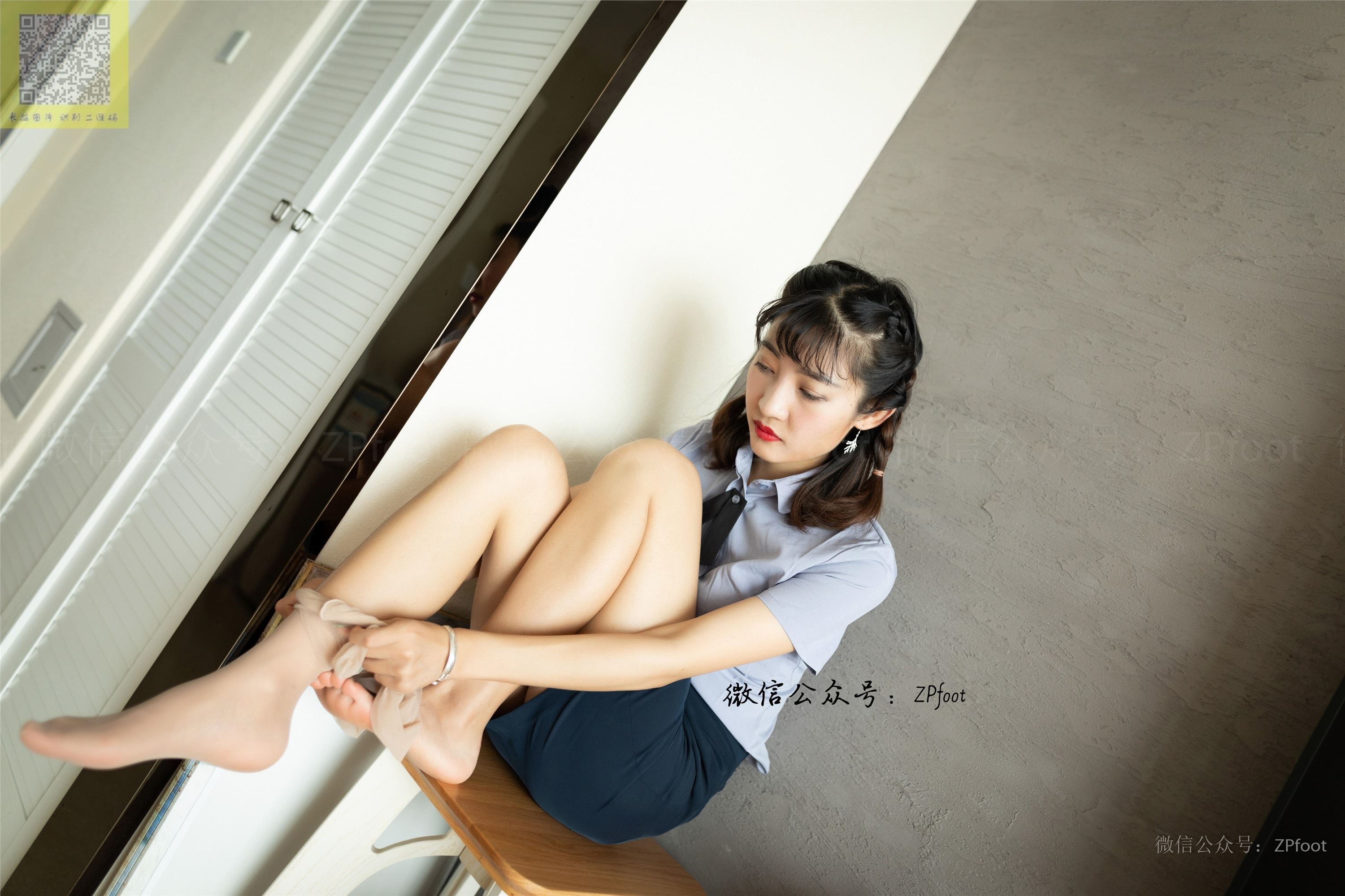 ISS山茶摄影 026 小雪丝袜正装